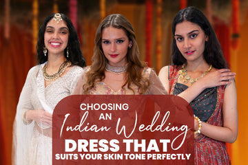 How To Choose A Perfect Indian Wedding Dress According To Your Skin Tone - Glamourental