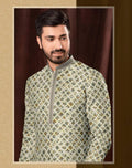 Chinkakari  Prints Men's Kurta Set_2