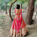 Mashaka Bridal Pink Lehenga - Rent_3