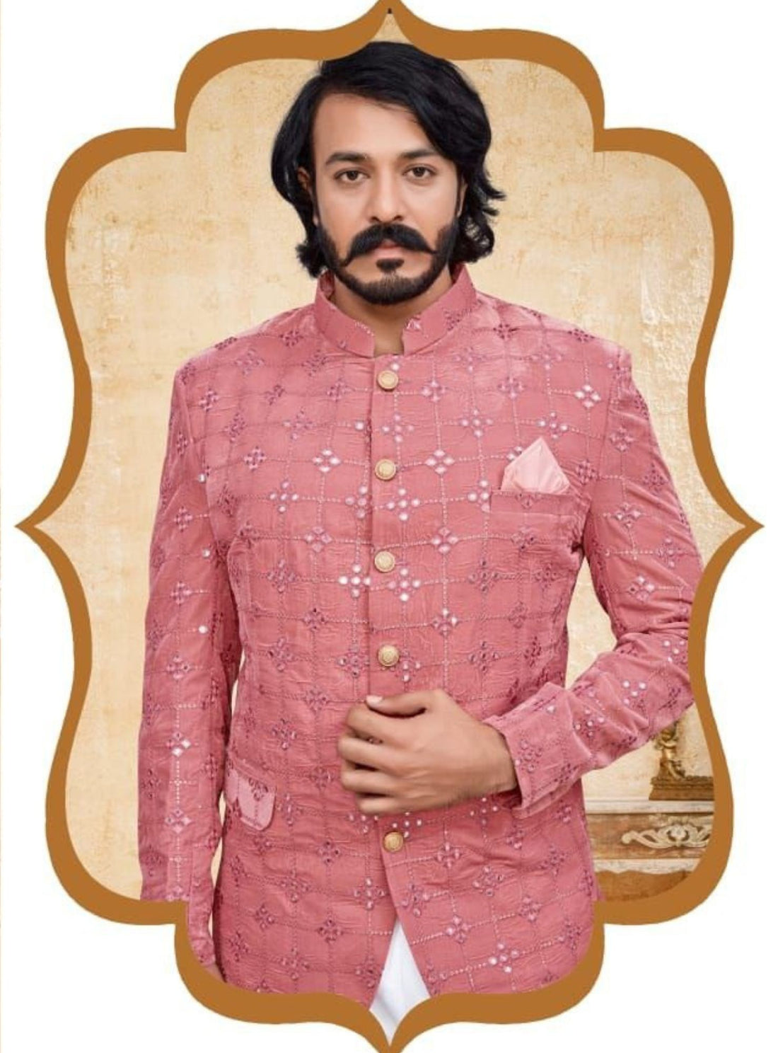 Men's Jodhpuri Velvet Coat With Pant