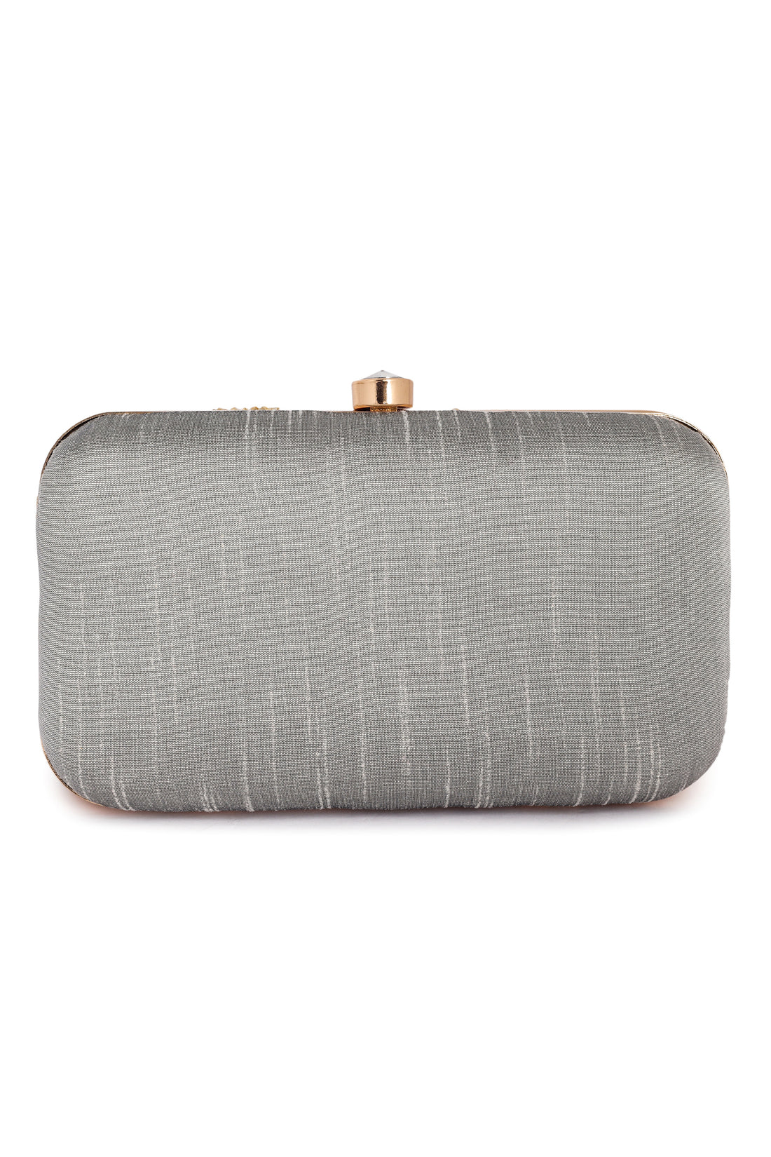 Sterling Shine Hand-embroidered Clutch  - Rent