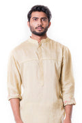 Light Green Kurta Set-Men-Glamourental