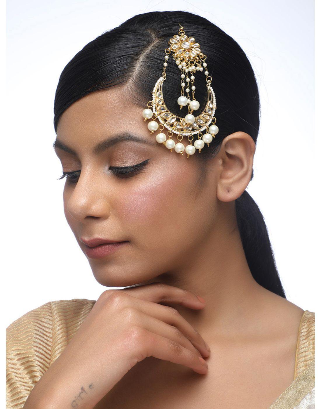 Kundan Jhoomar-Accessories-Glamourental