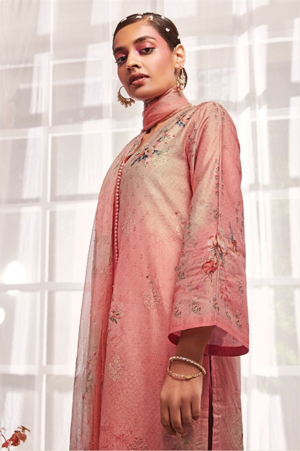 Classy heavy embroidered kurta set  - Rent