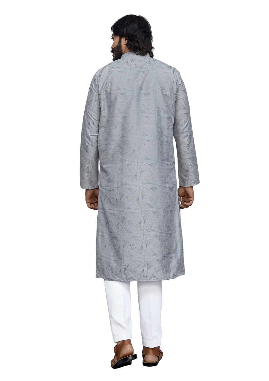 Unique Silk Kurta - Rent