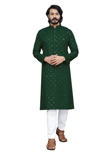 Sequence Embroidery Straight Kurta - Rent